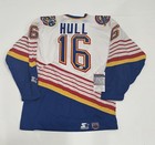BRETT HULL SIGNED VINTAGE STARTER ST. LOUIS BLUES JERSEY ROAD JERSEY JSA COA — photo 1
