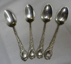4 RW&S Robert Wallace & Sons Sterling Silver Demitasse Spoons No Monogram