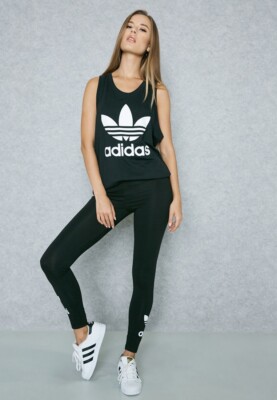 ボトムスその他 adidas 3S 12 leggings black IP2976 adidas Originals leggings Trefoil Tight PRM EU