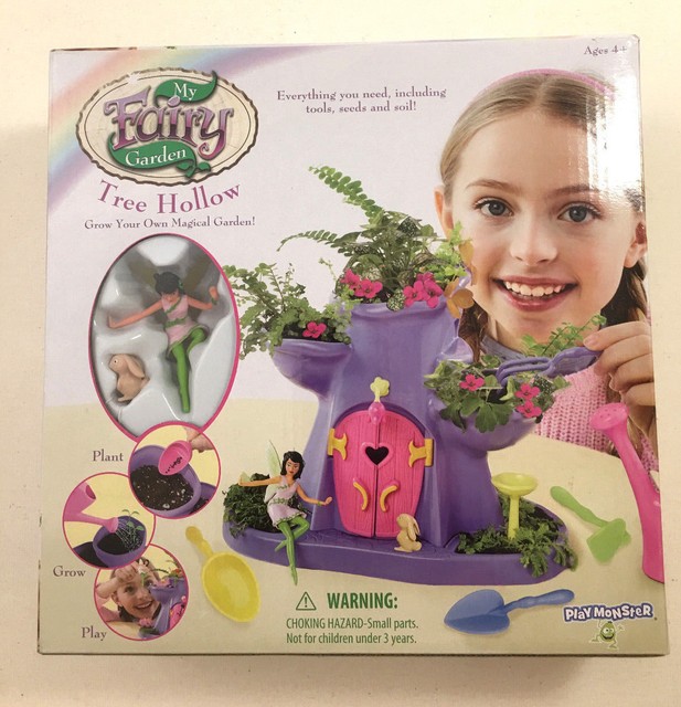my fairy garden tree hollow