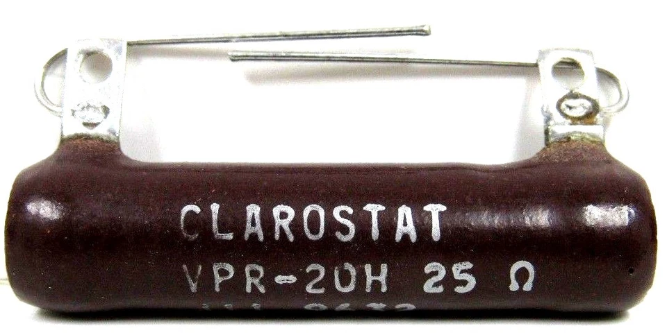 NEW LOT OF 2 CLAROSTAT VPR-20H-25 RESISTOR VPR20H25 - Image 2 of 3