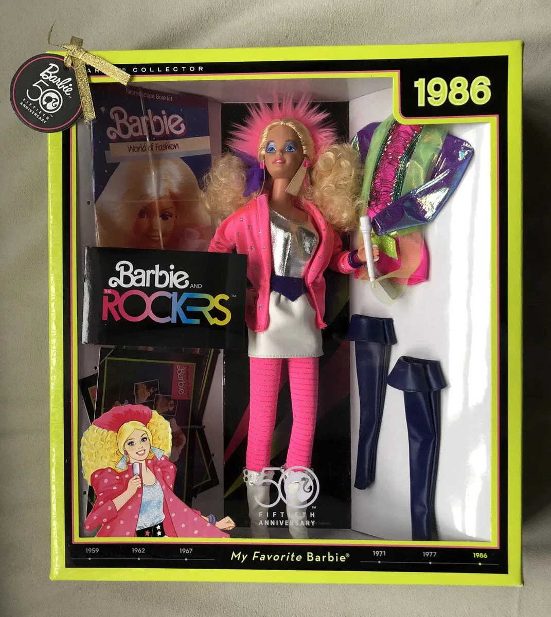  Barbie My Favorite Time Capsule 1986 Rockers doll