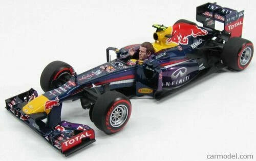 Modellini statici di auto da corsa Formula 1 MINICHAMPS redbull Scala 1:18