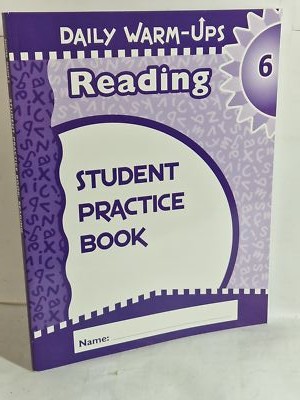 Daily Warm Ups Reading Grade 6 - Student Practice Book - Sarah Clark - PBK