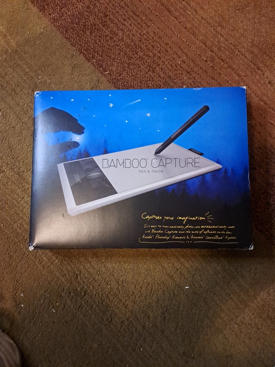 New Wacom Bamboo Capture Pen Touch Digital Tablet CTH470