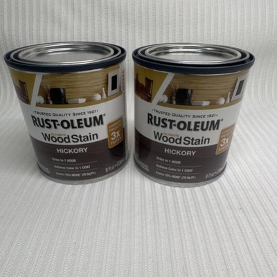 Rust-Oleum Wood Stain Hickory 8 fl oz 2 Pack Dries in 1 Hour One Coat