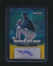 ROYBER SALINAS 2022 PANINI PRIZM SIGNATURES GOLD PRIZM AUTO 10/10 #AU-RO