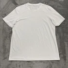 Lululemon Shirt Men's S Soft Jersey Short Sleeve T Tee White Stretch Small Stain