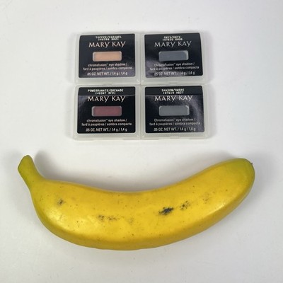 4 Mary Kay Chromafusion Eye Shadow - Pomegranate - Toffee - Onyx - Shadow - New