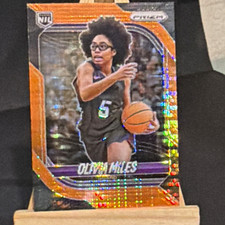 2025-26 Prizm Basketball Olivia Miles #123 Orange Pulsar 155/175 Minnesota Lynx