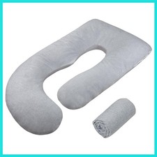 Pregnancy Pillow Cover J ShapedONLY Pillowcase, Super Soft Pillowcase Replace...