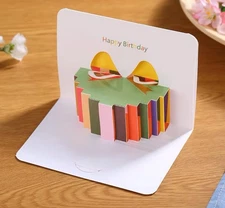 ‼️Minor printing defects ‼️3D Pop Up Birthday Cards With Envelope