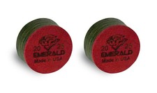 TigerProducts Tiger Emerald Laminated Billiard CUE Tips 2 Two pcs - 13 or 1...