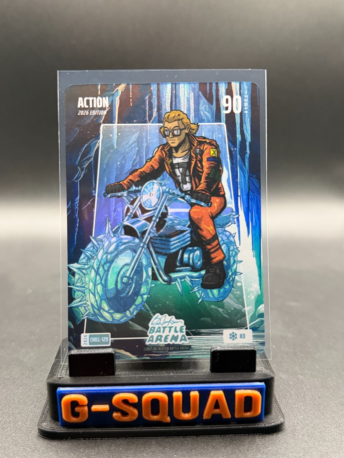 2026 Bo Jackson Battle Arena 'Action' Jackson Holiday Chillin Ice Foil