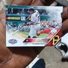 Topps 2016 Opening Day Gregory Polanco Pirates OD-96 Base Set Baseball Card