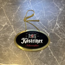 Zapfhahnschild K&ouml;stritzer Schwarzbier  Party Bierdeko Werbeschild Werbung