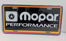  Vintage Mopar Performance License Plate Nos Factory Sealed Rainbow P5249937
