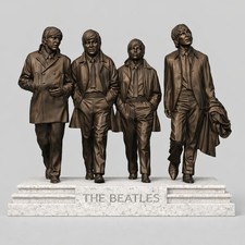 The Beatles Liverpool Waterfront Statue – Collectible Figurine