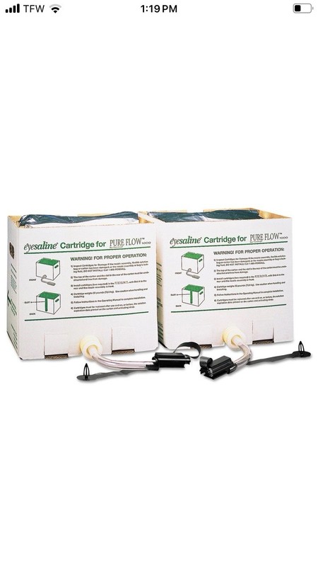 Honeywell 2 Piece Saline Cartridge Set, for Fendall Pure Flow 1000 Emergency