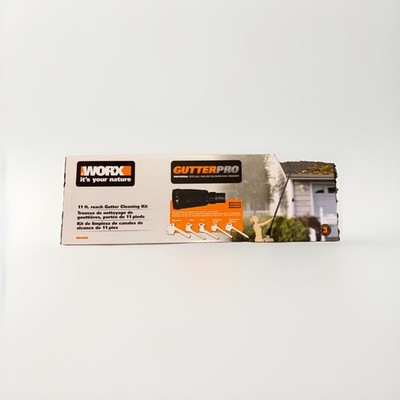 WORX WA4092 Universal Gutter Cleaning Kit  - 11' Reach with Adapter for Blowers