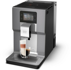 KRUPS EA 875 E Intuition Preference+ Kaffeevollautomat Silber