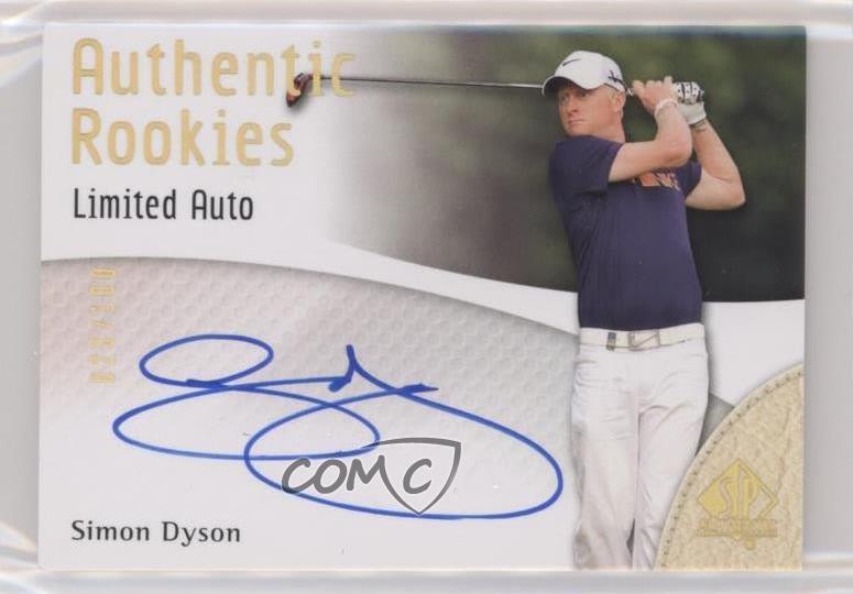 2014 SP Authentic Rookies Limited Variation /100 Simon Dyson Rookie Auto RC s3g