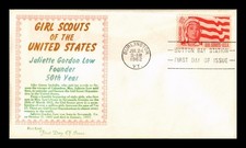 Dr Jim Stamps 4C Girl Scouts 50Th Year 1962 Khol-Kraft Cachet Cover