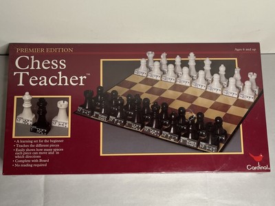 Chess Teacher Premier Edition, Learning Set For New Players, Cardinal, New