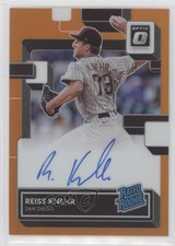 2022 Donruss Optic Rated Rookie Signatures Orange Prizm Reiss Knehr Auto 4z8