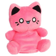 Aurora Palm Pals Tasty Peach Vivid Pink Meowchi 5 Inch Stuffed Animal Toy Lic