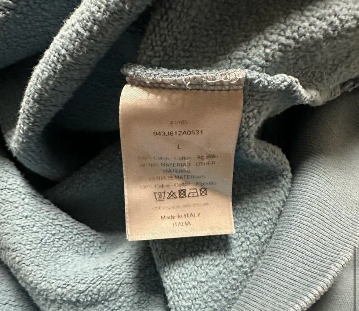 Felpa Dior CD Ricamo L 51837525