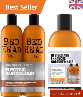 750ml Bed Head Colour Goddess Duo: Feuchtigkeitsspendende Haarkur für Frizz Control