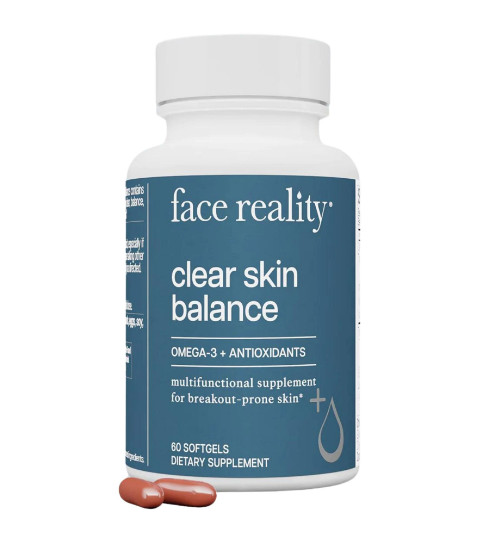 Face Reality Clear Skin Balance Dietary Supplement 60 Softgels