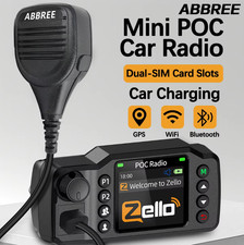 Zello Mini Mobile Car Radio 2G 3G 4G 5000KM Transceiver Supports GPS