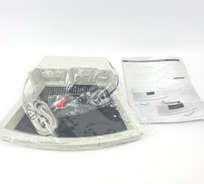 Bose Wave Radio CD Pedestal AWACPH Audio Auxiliary Dock Ivory White w Cables