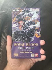 One Piece OP-10 Royal Blood Sleeved Booster Pack- Sealed English