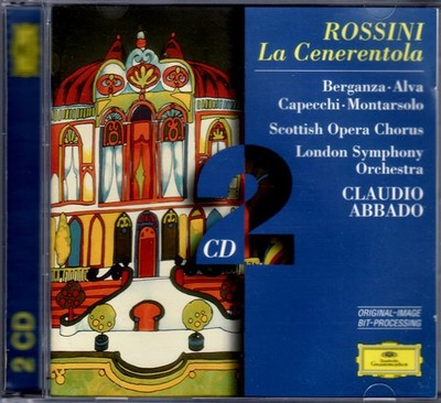 ROSSINI   LA CENERENTOLA   2-CDs mit LUIGI ALVA ua. / CLAUDIO ABBADO & LSO / SCO