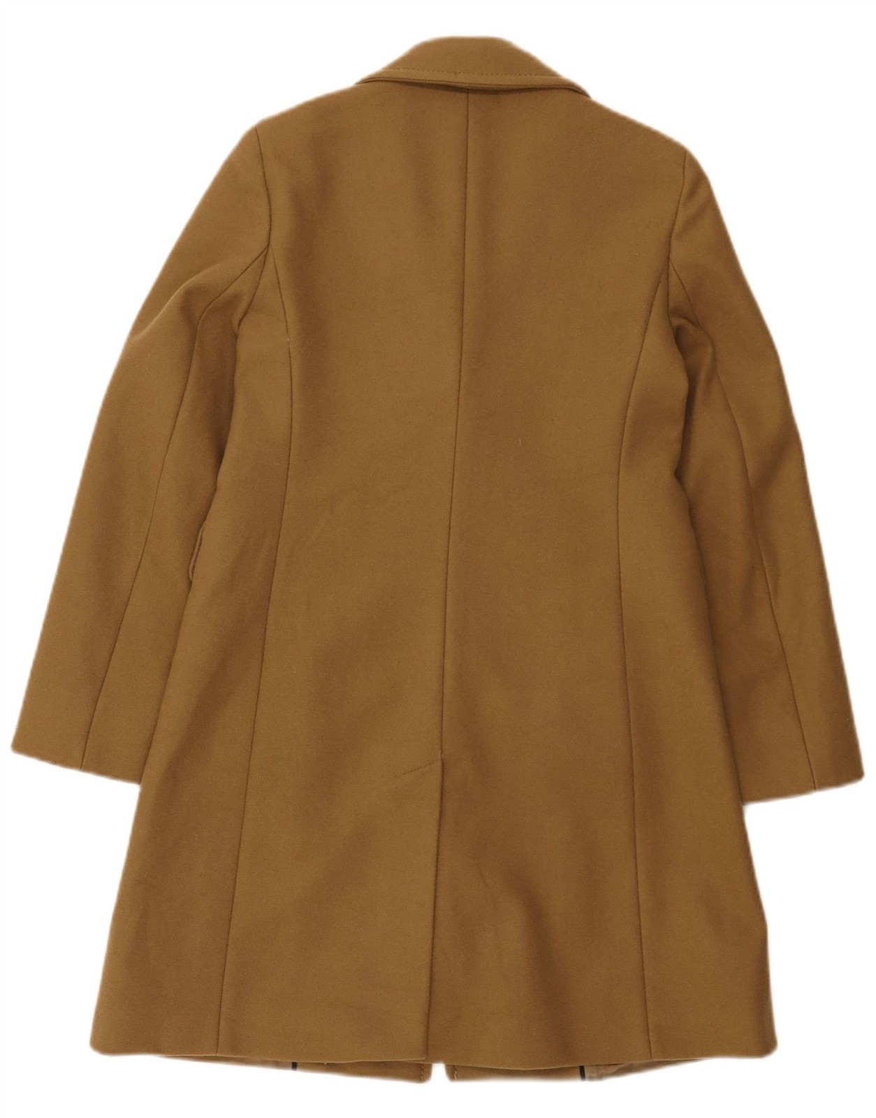 Intrend Womens Overcoat UK 4 XS Brown Wool CG10 image 2