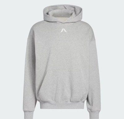 Adidas Anthony Edwards Seasonal Graphic Hoodie Grey Strata JY3974 Men's