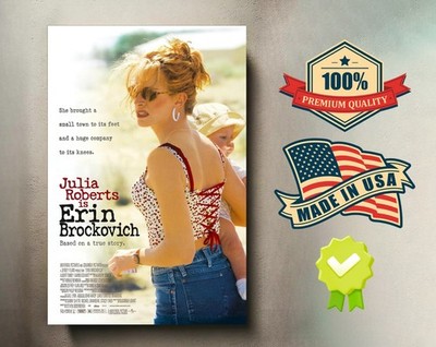 Erin Brockovich (2000) 8x12 Metal Movie Poster   