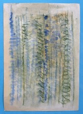 Ervin NEUHAUS (1928-2012) Encre Unique 1970 Cosmos Abstrait Art Brut XXIX