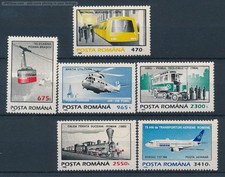 [123389] Romania 1995 Railway locomotive metro Aviation  MNH