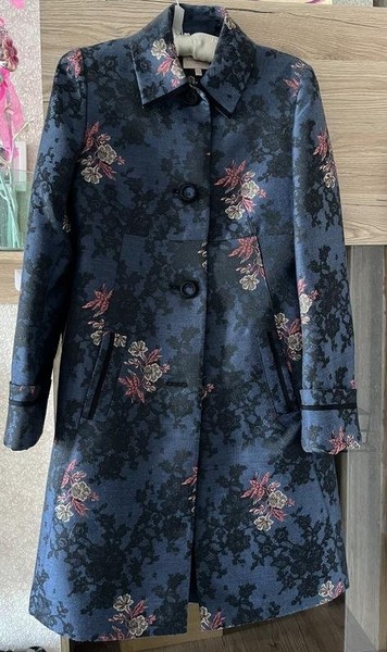 Women Whistles Coat Navy Wool 36
