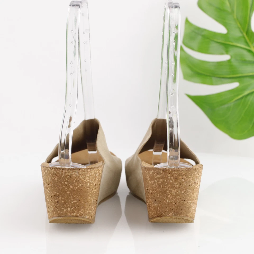 Chocolat Blu Womens Riverside Sandal Size 40 9 Tan Suede Slide Mule Platform - Image 4 of 4