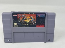 SNES Run Saber Game Cartridge Only Super Nintendo Auth Tested Works