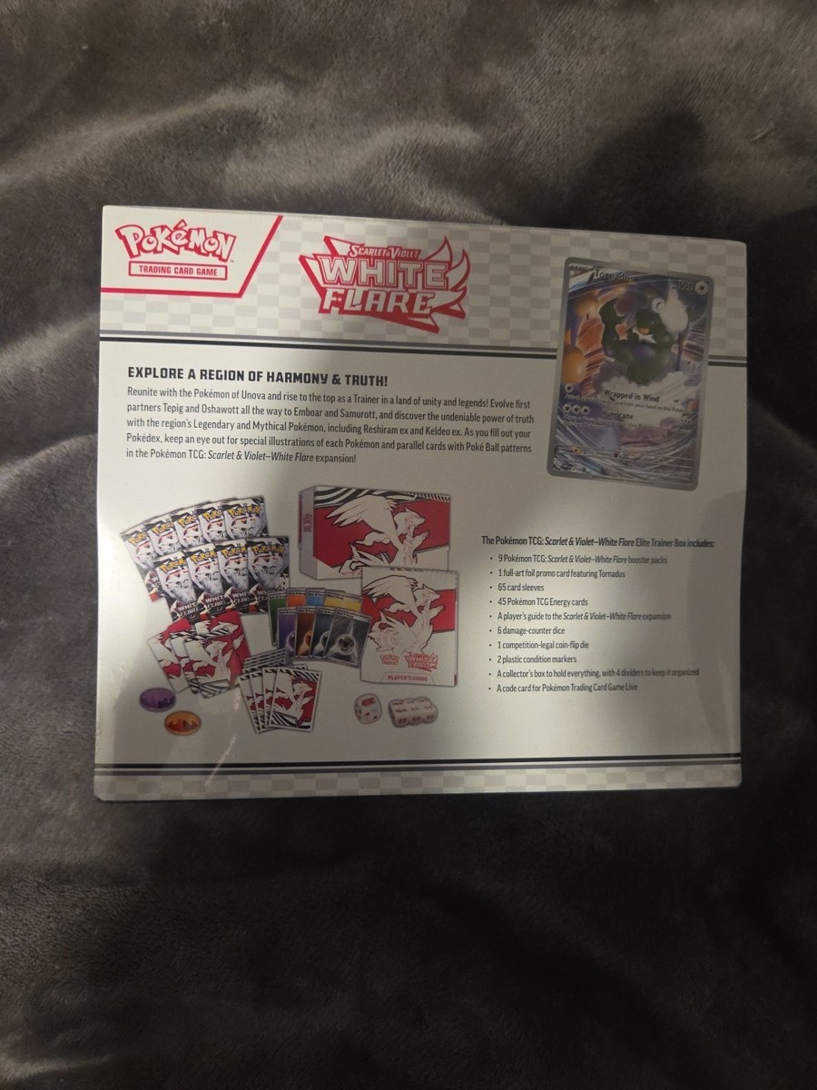 Pokmon TCG Scarlet Violet White Flare Elite Trainer Box Factory Sealed -  NEW | eBay