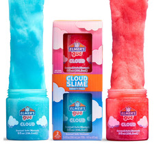Elmer's Gue Cloud Slime 8 oz 2 Pack Premade Scented Kids Sensory Variety