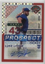 2024 Prospect Edition Red Power Prizm Signatures 6/99 Luke Little #9 Auto 16wc