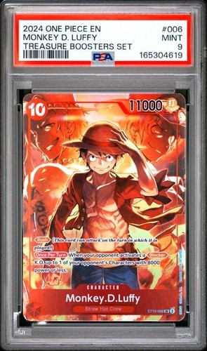 Monkey.D.Luffy (Treasure Booster Set) graded PSA 9 for sale on eBay