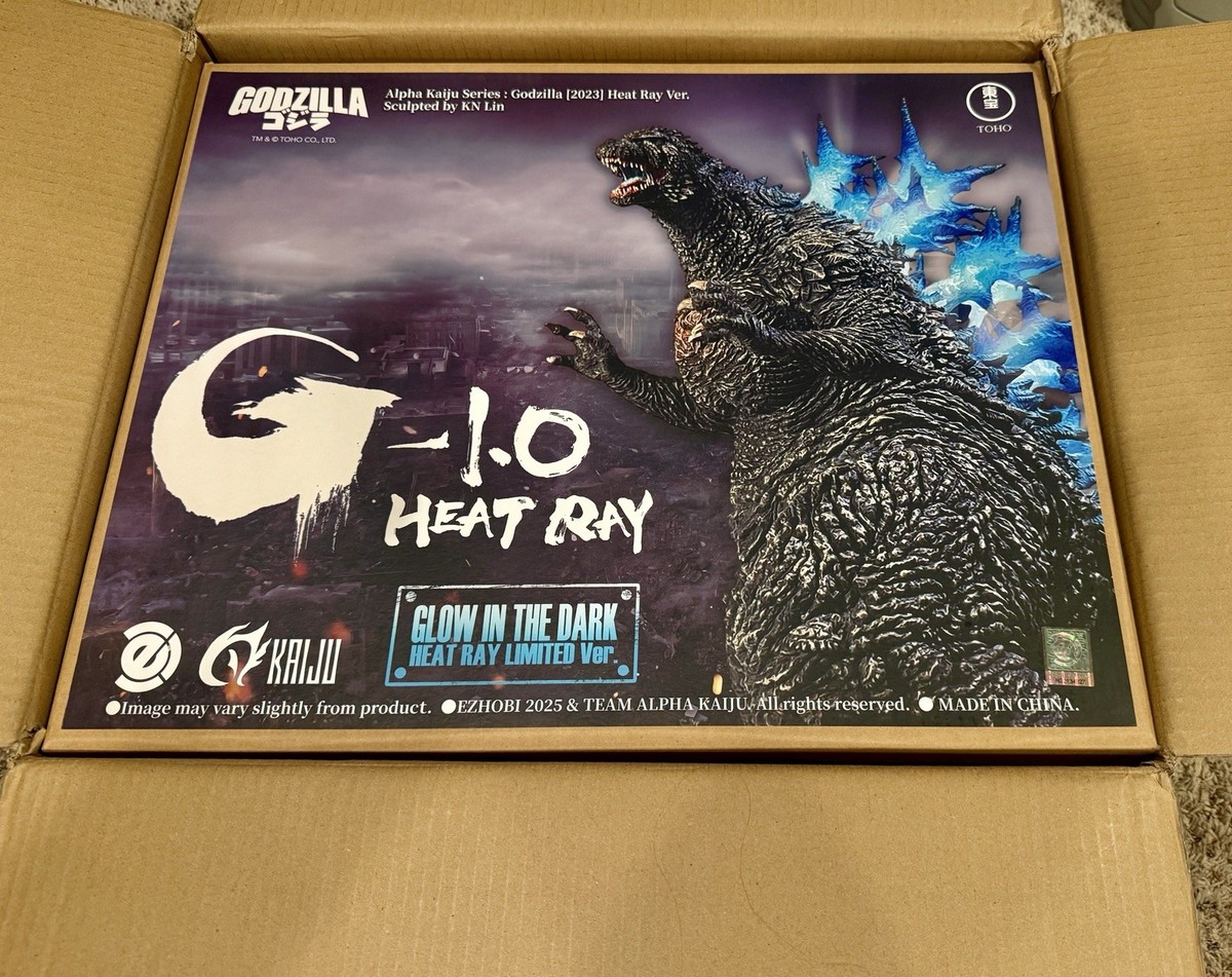 EZHOBI Alpha Kaiju Series Godzilla 2023 GID HEAT RAY Ver. Statue X